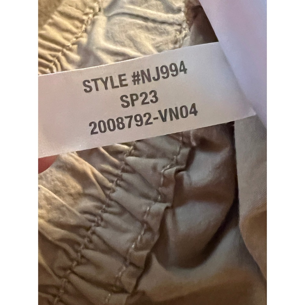 Madewell‎ Pull-On Wide-Leg Poplin Pants in Khaki Women's Size Small - Picture 9 of 9